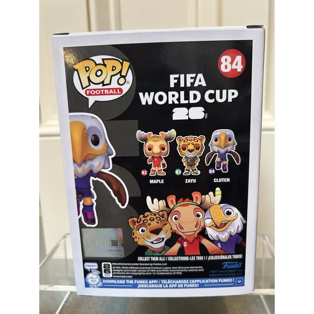Funko Pop! World Cup Vinyl Figure Lot of 3 Messi #01 Pulisic #69 Clutch #84